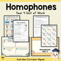 Year 4 Homophones Unit
