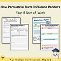 How Persuasive Texts Influence Readers - Year 6 — cover