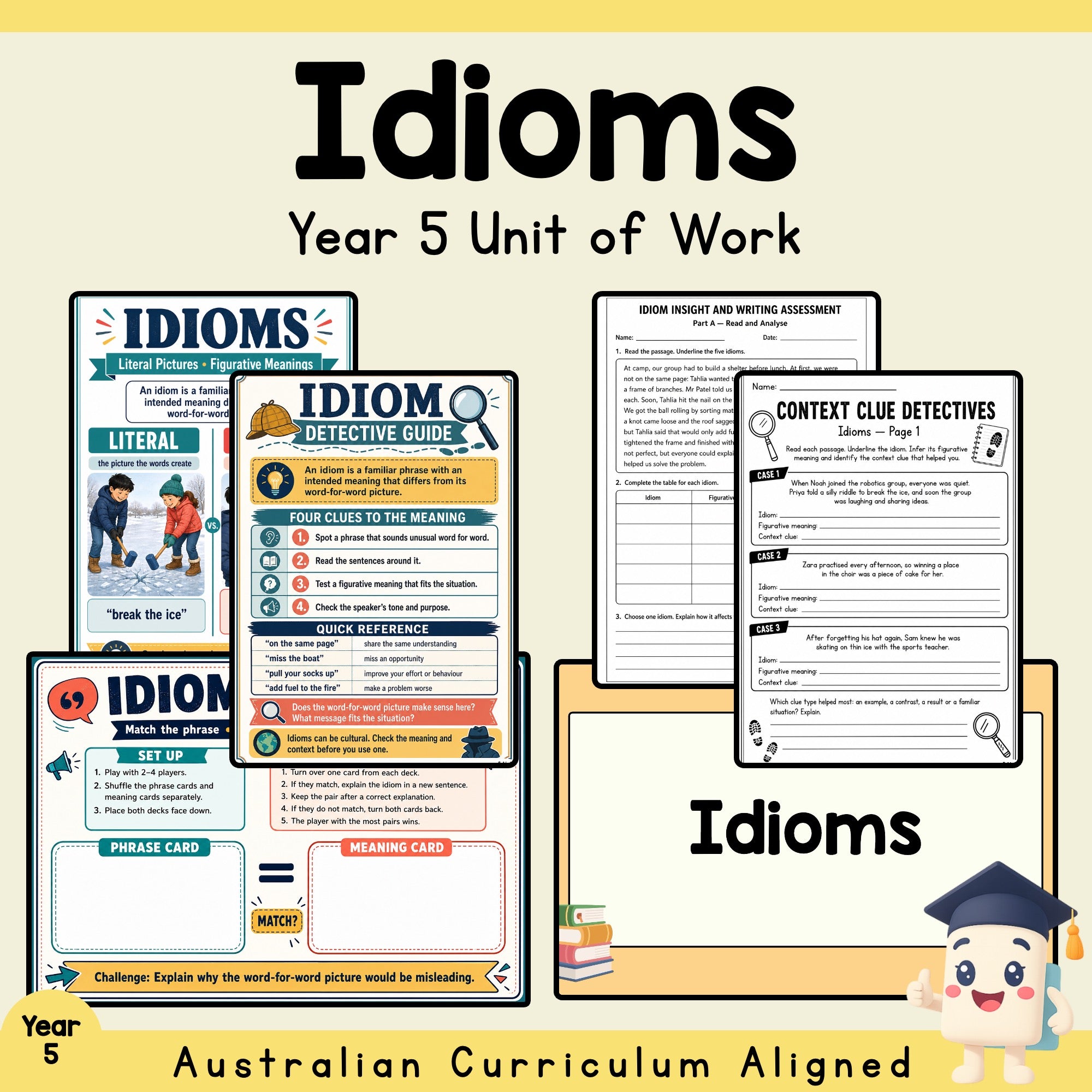 Year 5 Idioms Unit