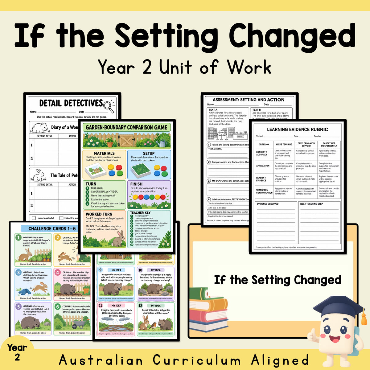 If the Setting Changed - Year 2 English Unit — cover