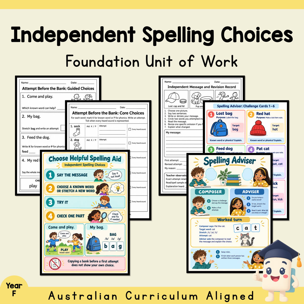 Independent Spelling Choices - Foundation — cover