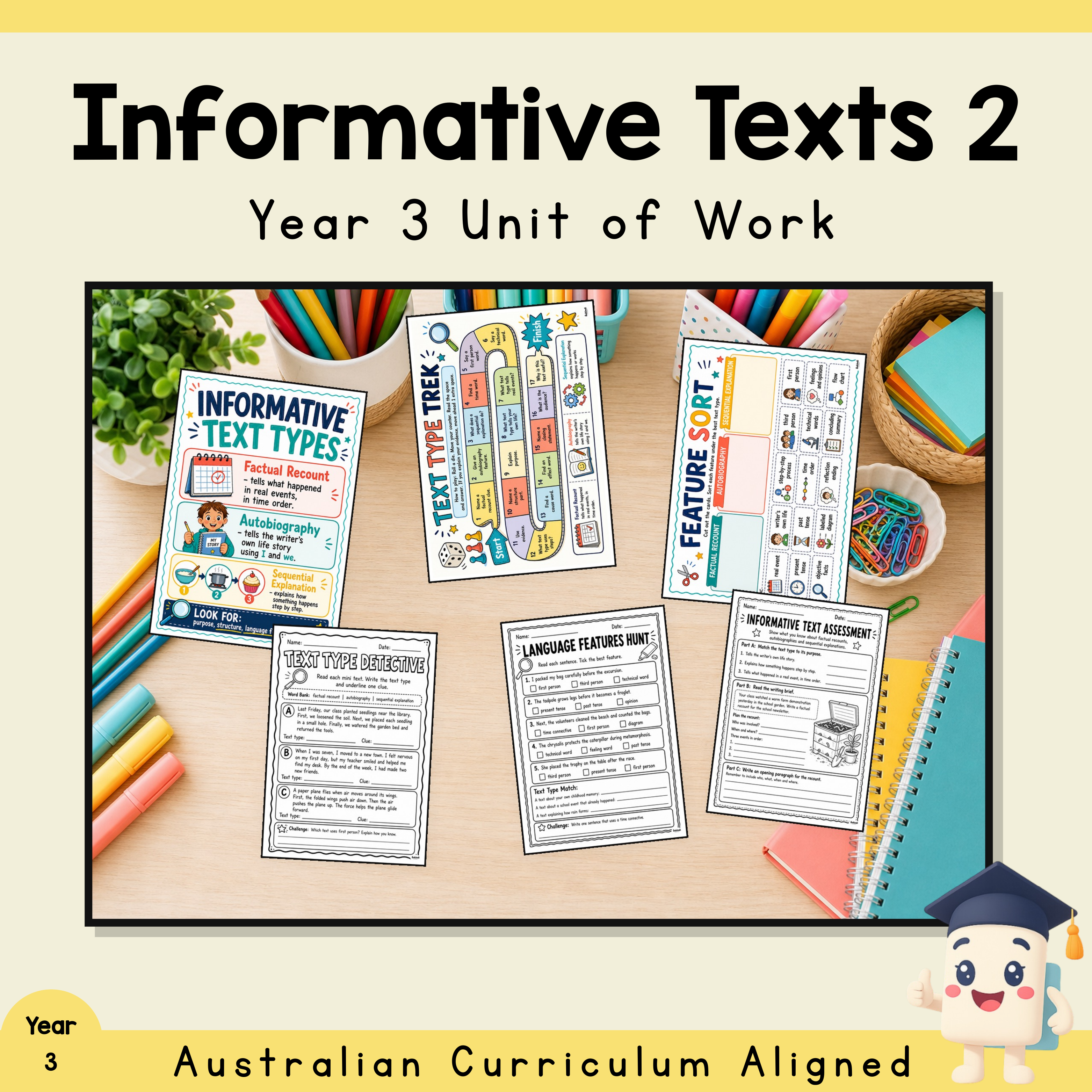 Year 3 Informative Texts Unit | Factual Recount, Autobiography & Explanation