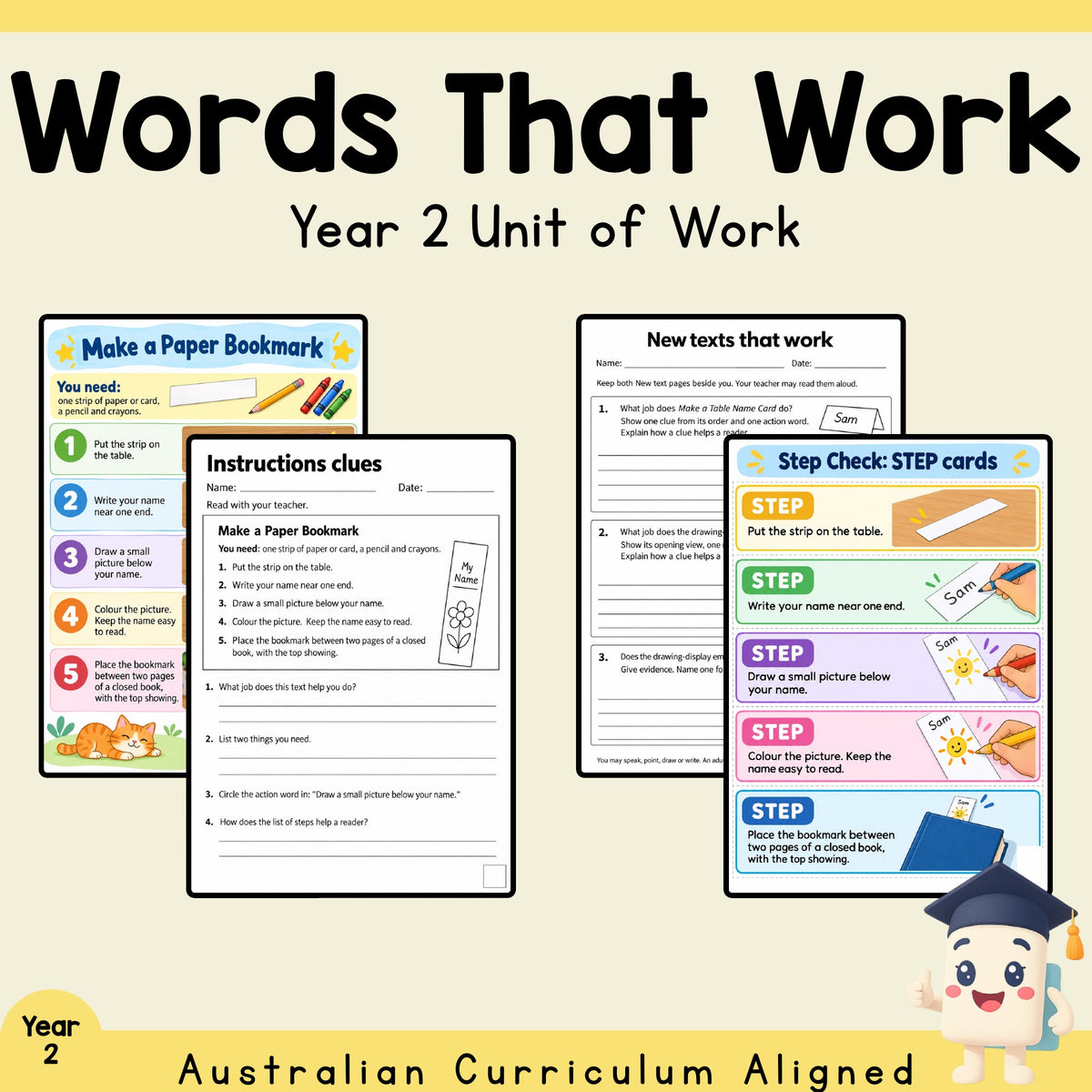 Instructions and Opinions That Work - Year 2 — cover