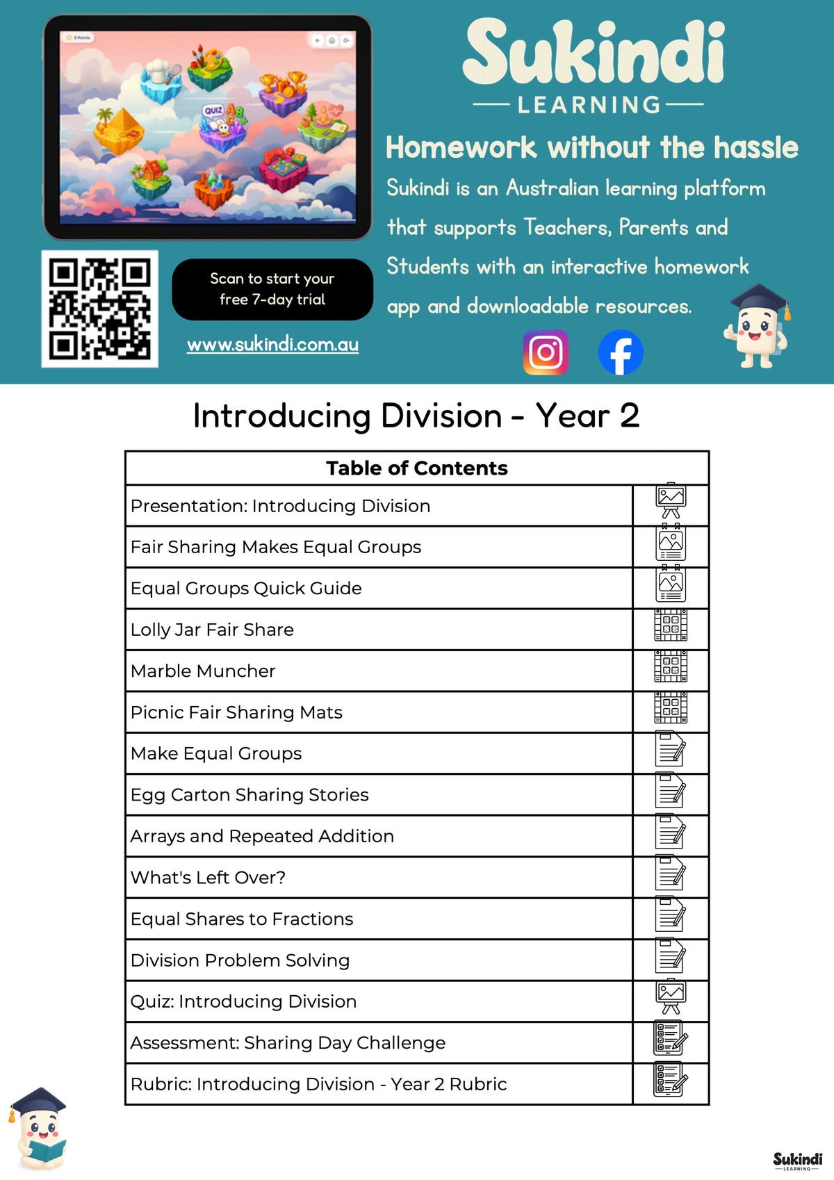 Introducing Division - Year 2