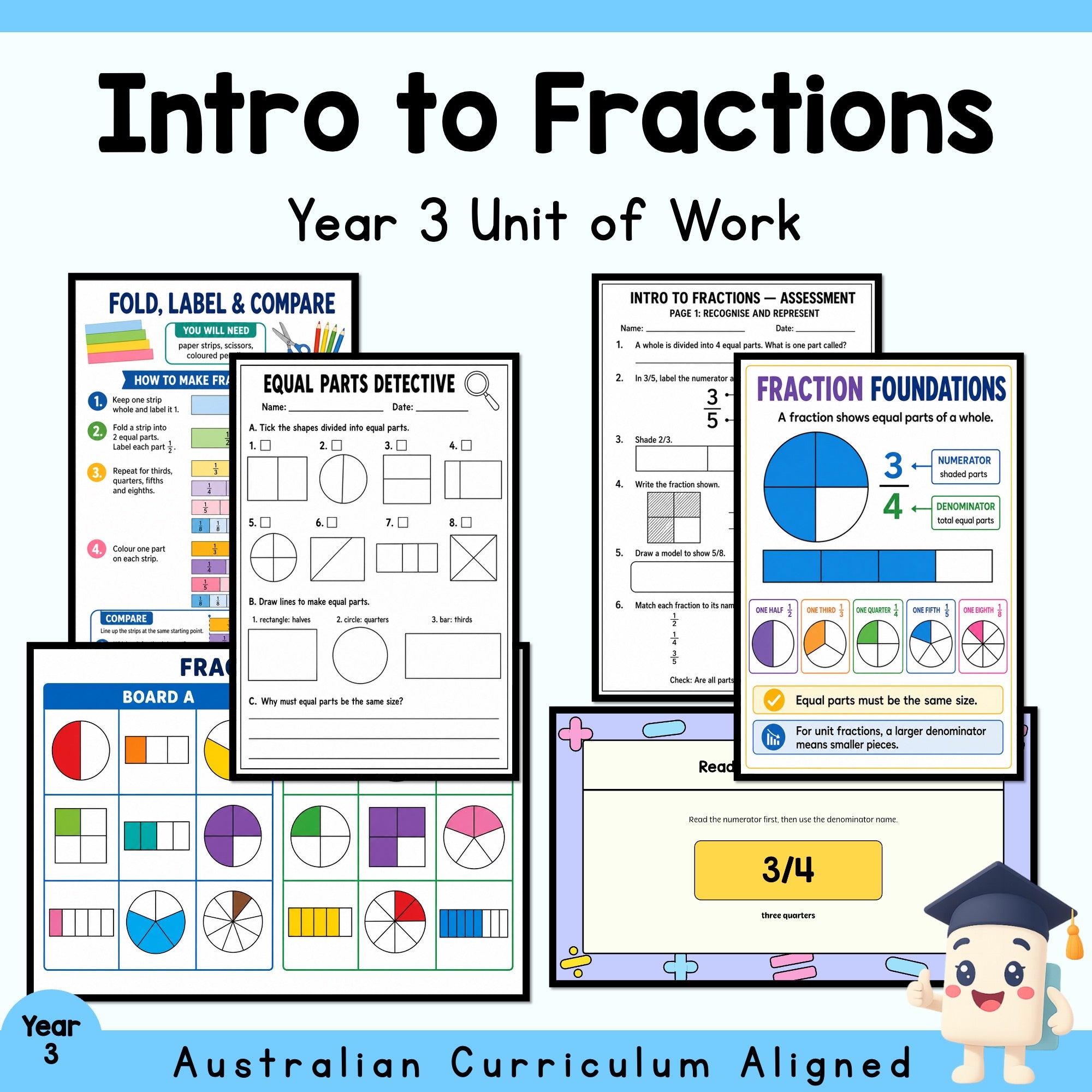 Intro to Fractions Year 3 Unit Plan