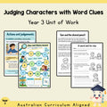 Judging Characters with Word Clues - Year 3 — cover