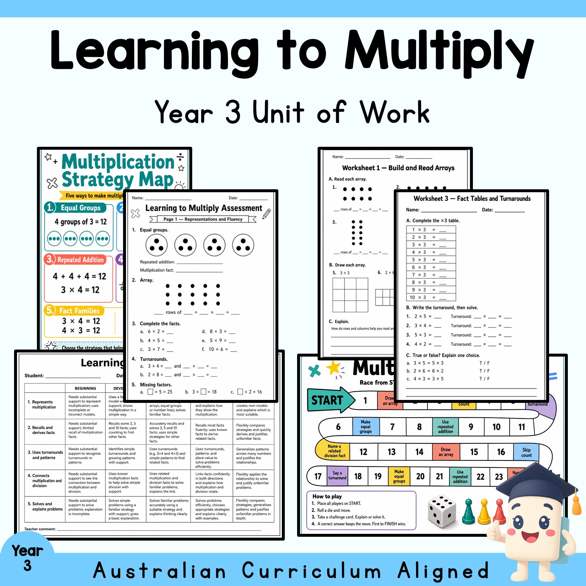 Year 3 Learning to Multiply Unit