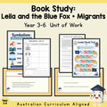 Leila and the Blue Fox & Migrants Unit Plan — cover