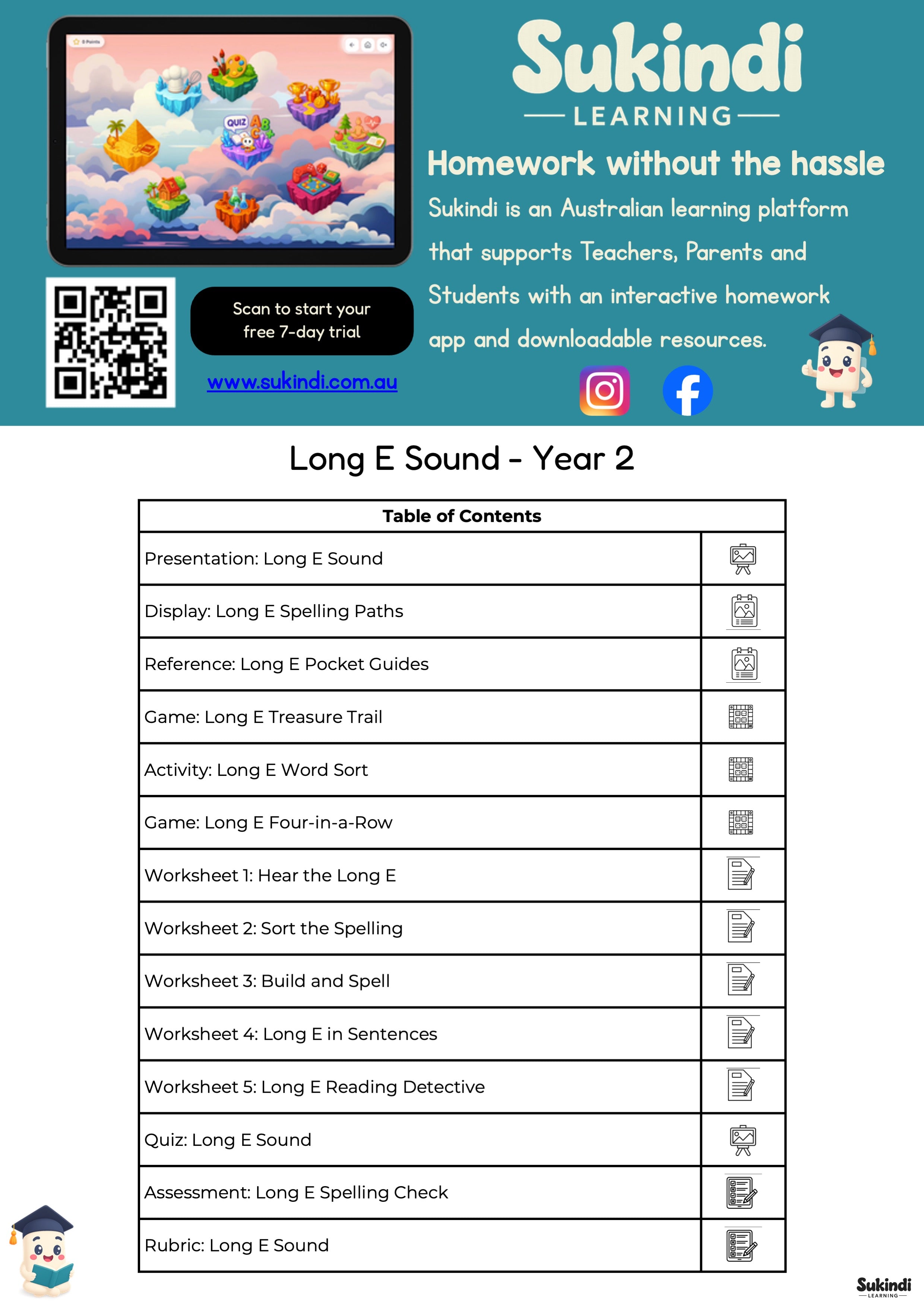 Long E Sound Unit - Year 2