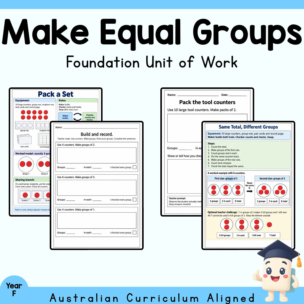 Make Equal Groups - Foundation — cover