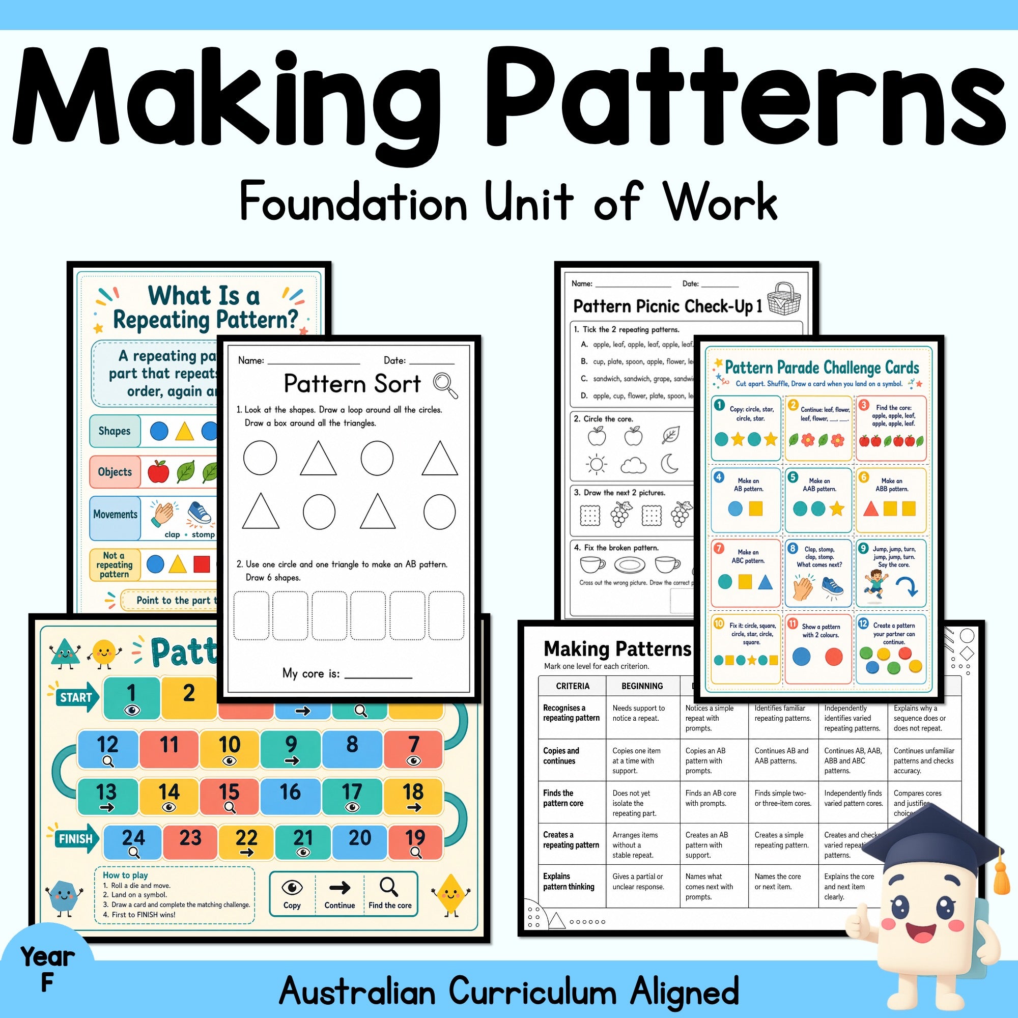 Making Patterns — Foundation Maths Unit