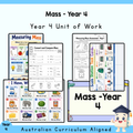 Mass - Year 4 Maths Unit | Measurement Worksheets, Games & Assessment