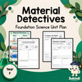 Material Detectives – Foundation Science Unit — cover