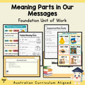 Meaning Parts in Our Messages – Foundation — cover