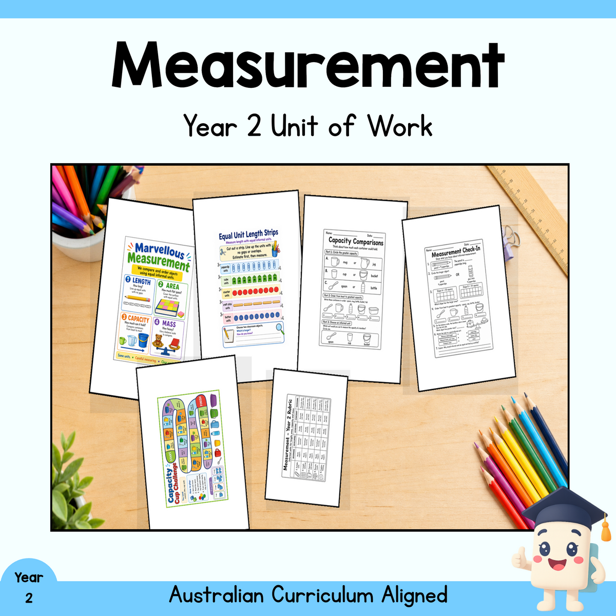 Year 2 Measurement Unit | Worksheets, Games & Assessment