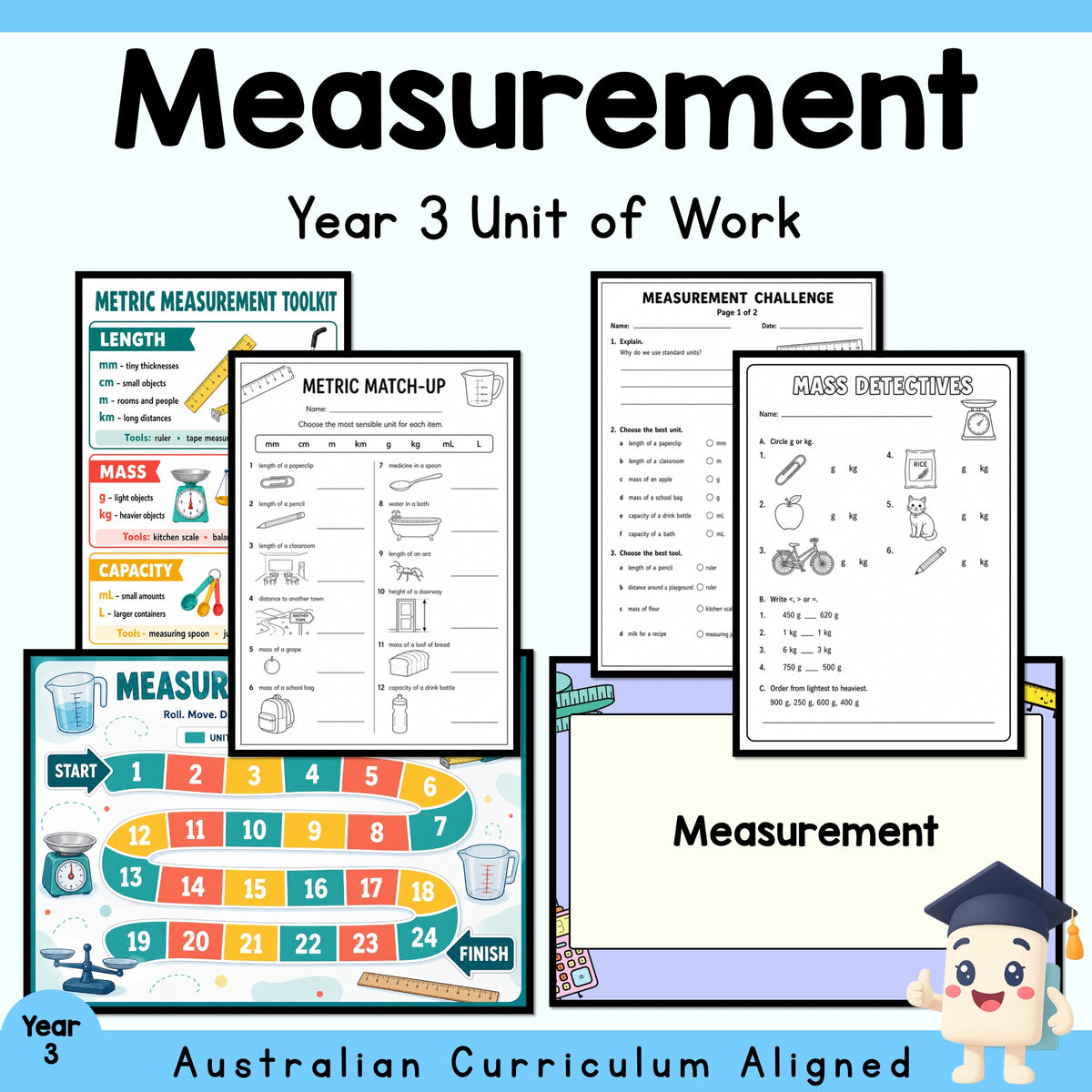 Year 3 Measurement Unit — cover