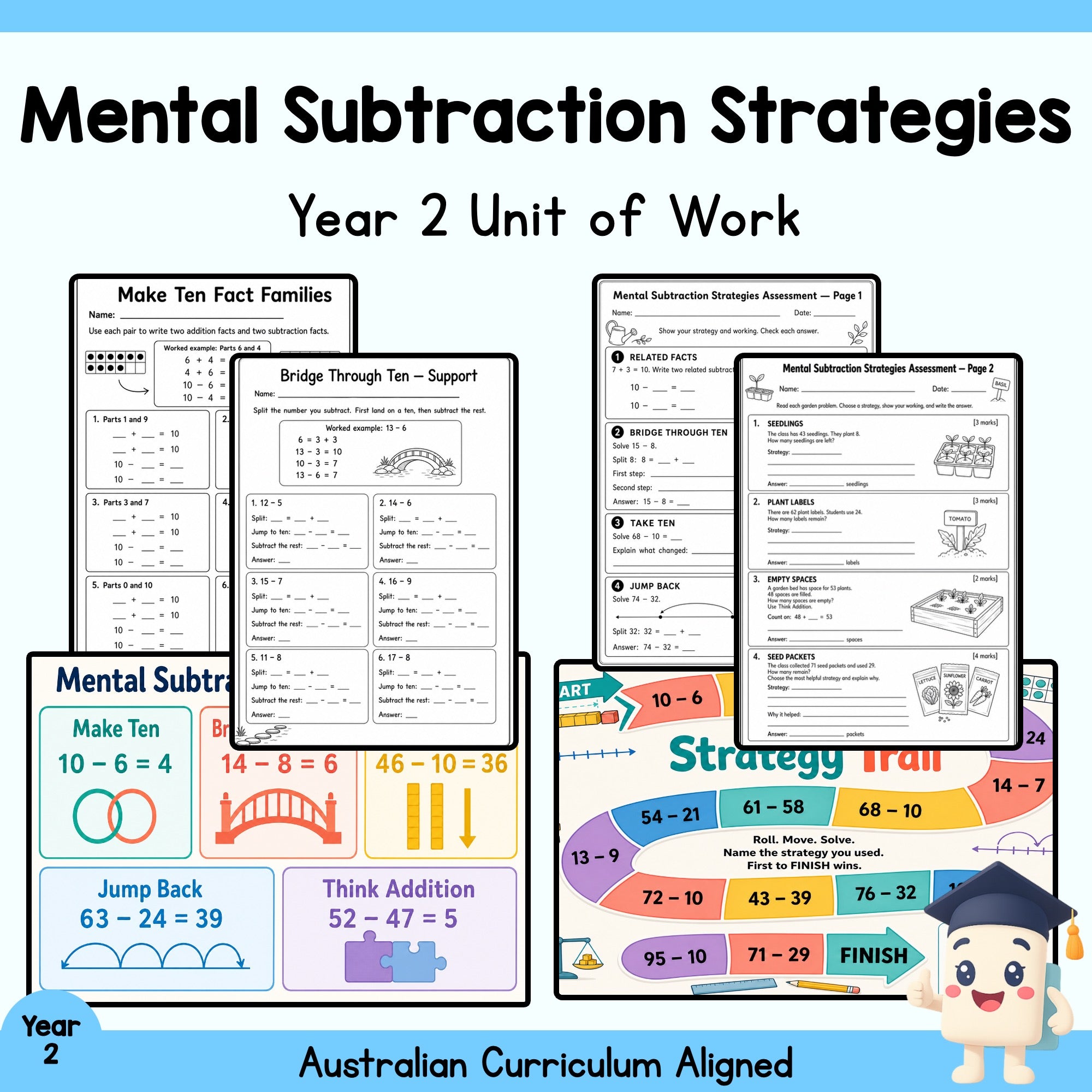 Mental Subtraction Strategies – Year 2