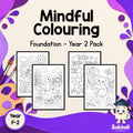 Mindfulness Colouring - Foundation - Year 2 — cover