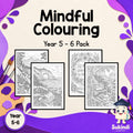 Mindfulness Colouring - Years 5-6 — cover