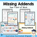 Missing Addends - Year 4
