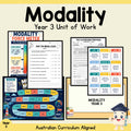 Year 3 Modality Unit