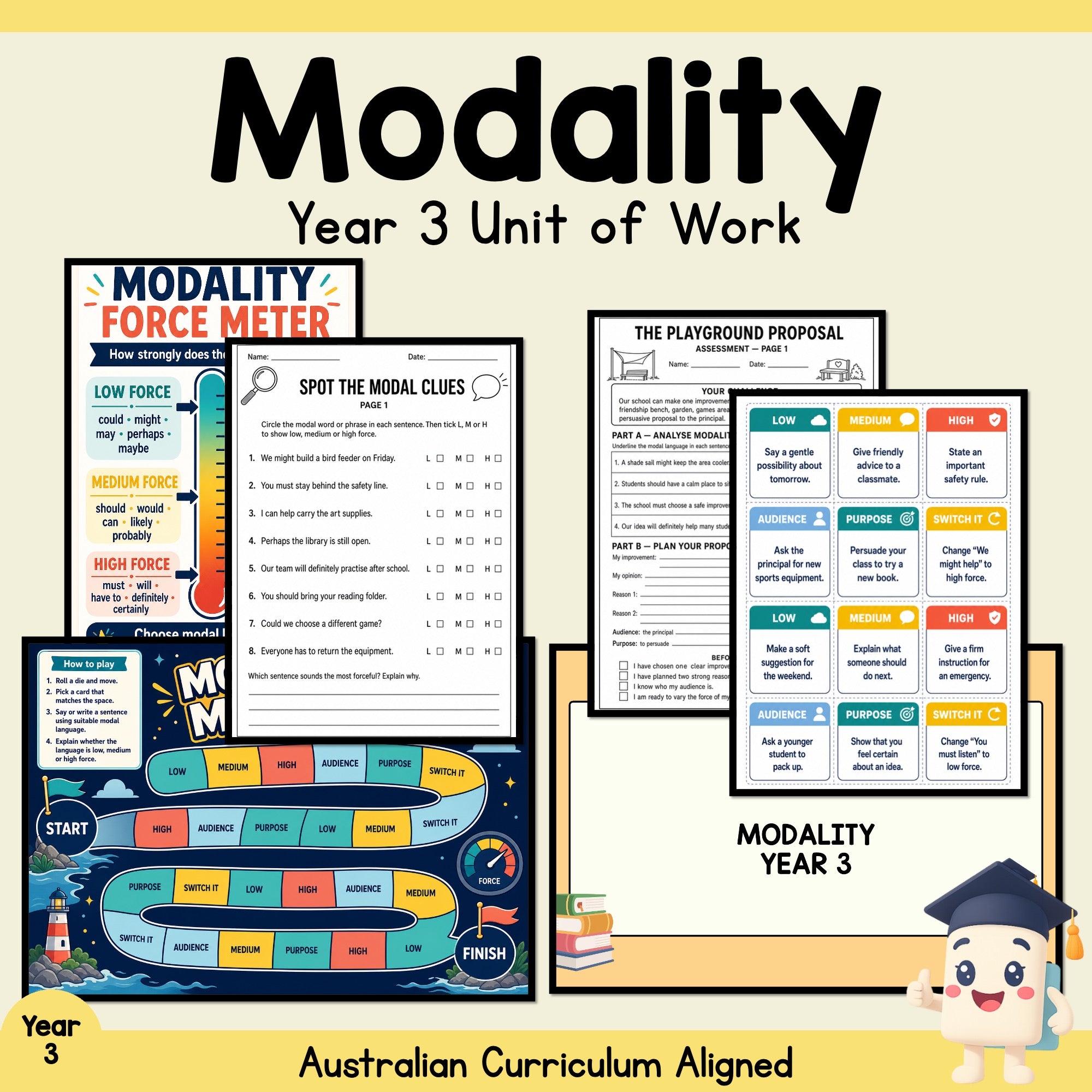 Year 3 Modality Unit