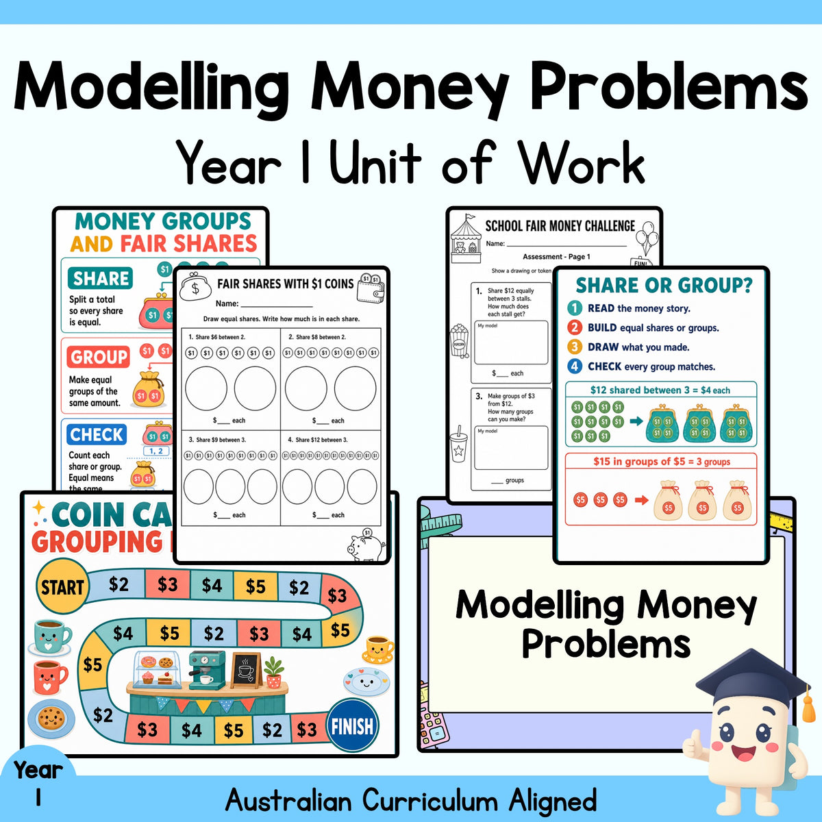 Year 1 Modelling Money Problems Unit