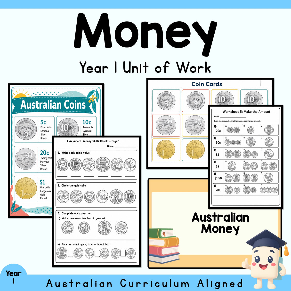 Australian Money Unit - Year 1 — cover