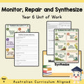 Monitor, Repair and Synthesize – Year 6 English Unit — cover