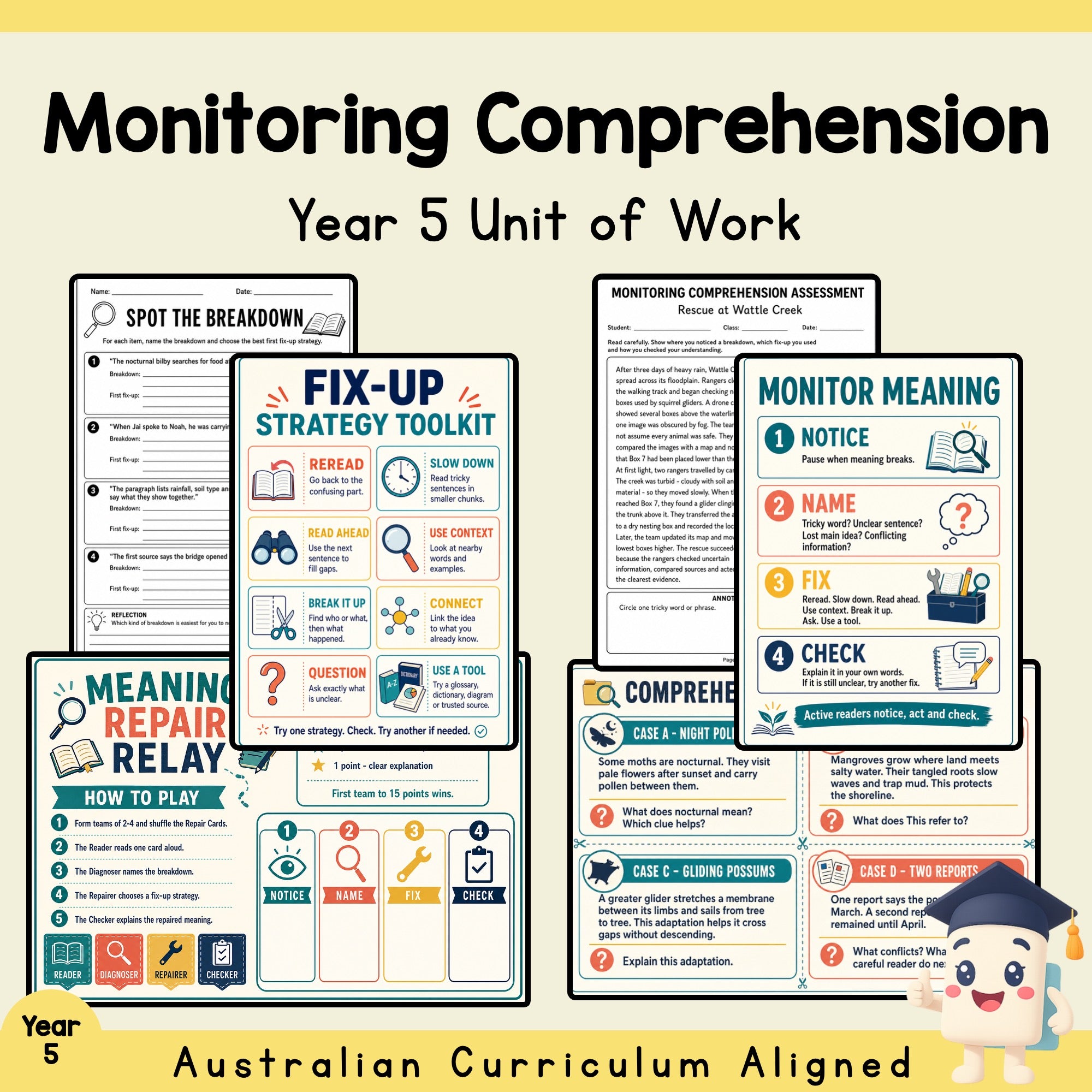 Year 5 Monitoring Comprehension Unit