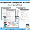 Multiplication as Repeated Addition – Year 2 — cover
