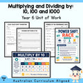 Year 6 Powers of Ten Unit — cover
