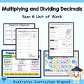 Multiplying and Dividing Decimals – Year 6