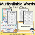 Multisyllabic Words – Year 3