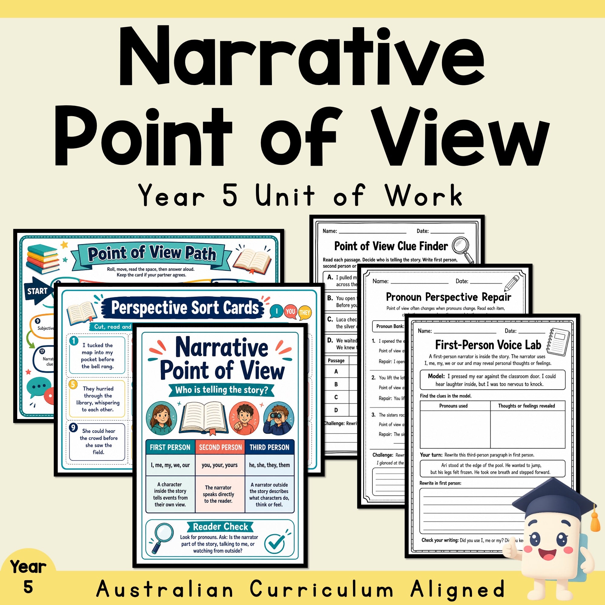 Narrative Point of View Year 5 Unit