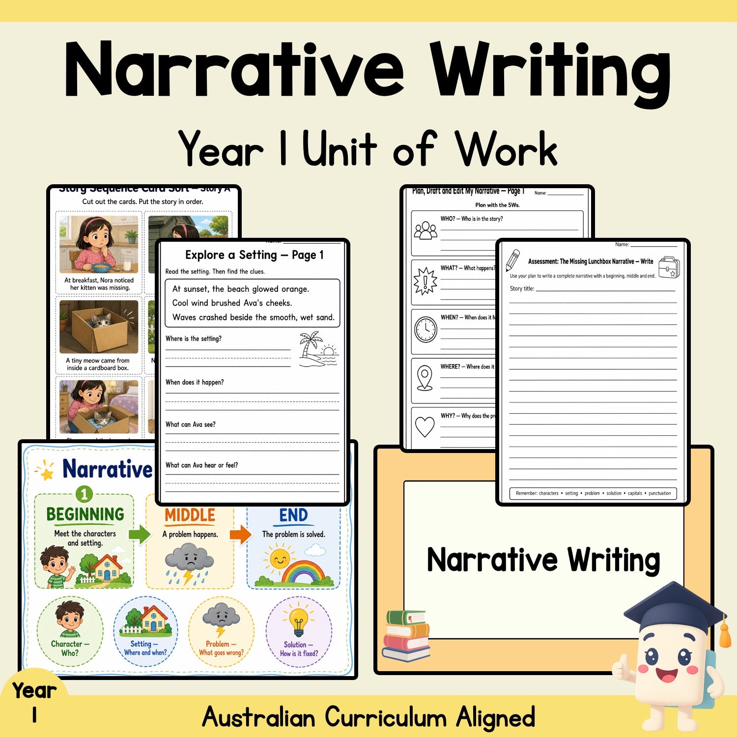 Narrative Writing Year 1 Unit