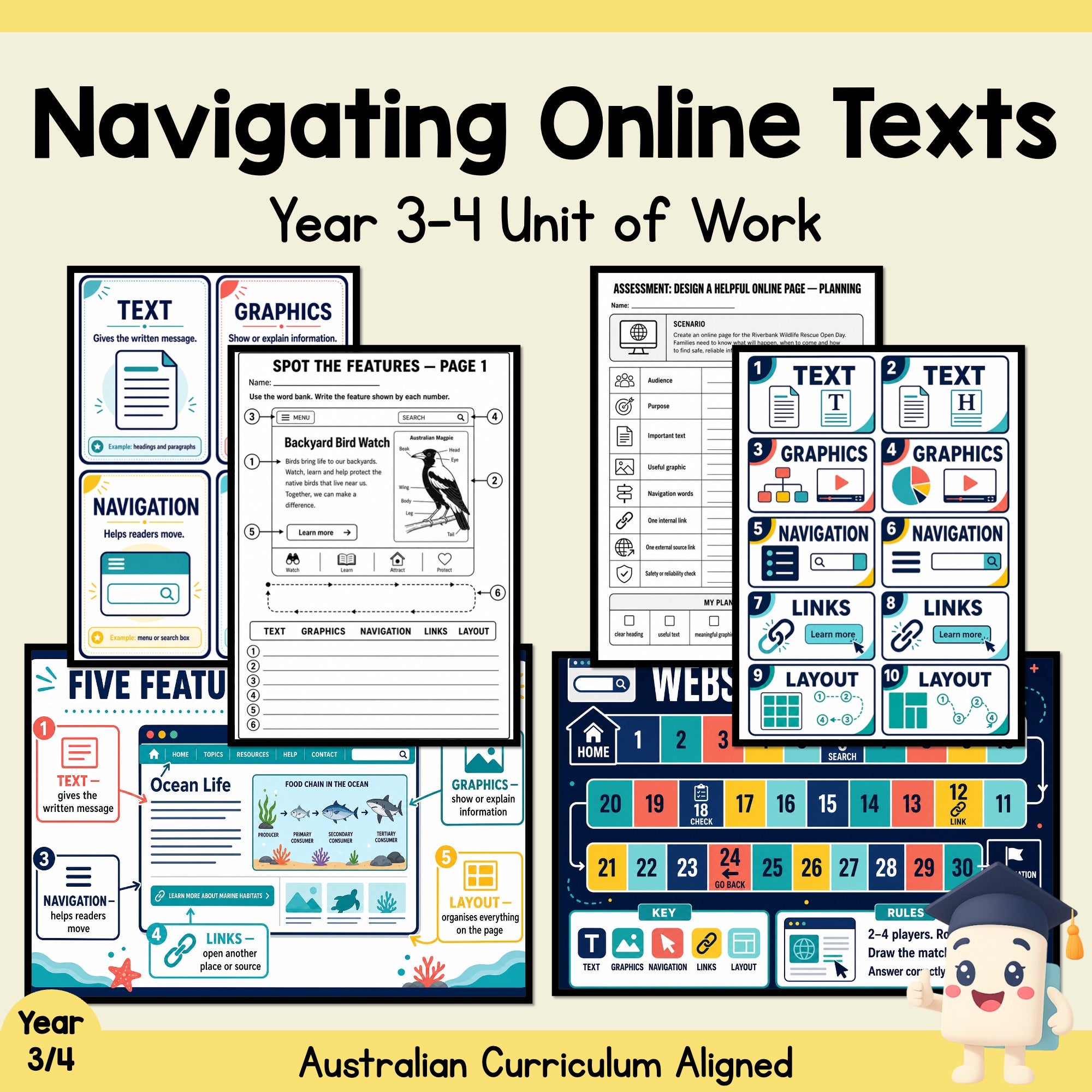 Navigating Online Texts Unit