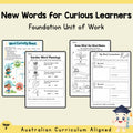 New Words for Curious Learners - Foundation — cover