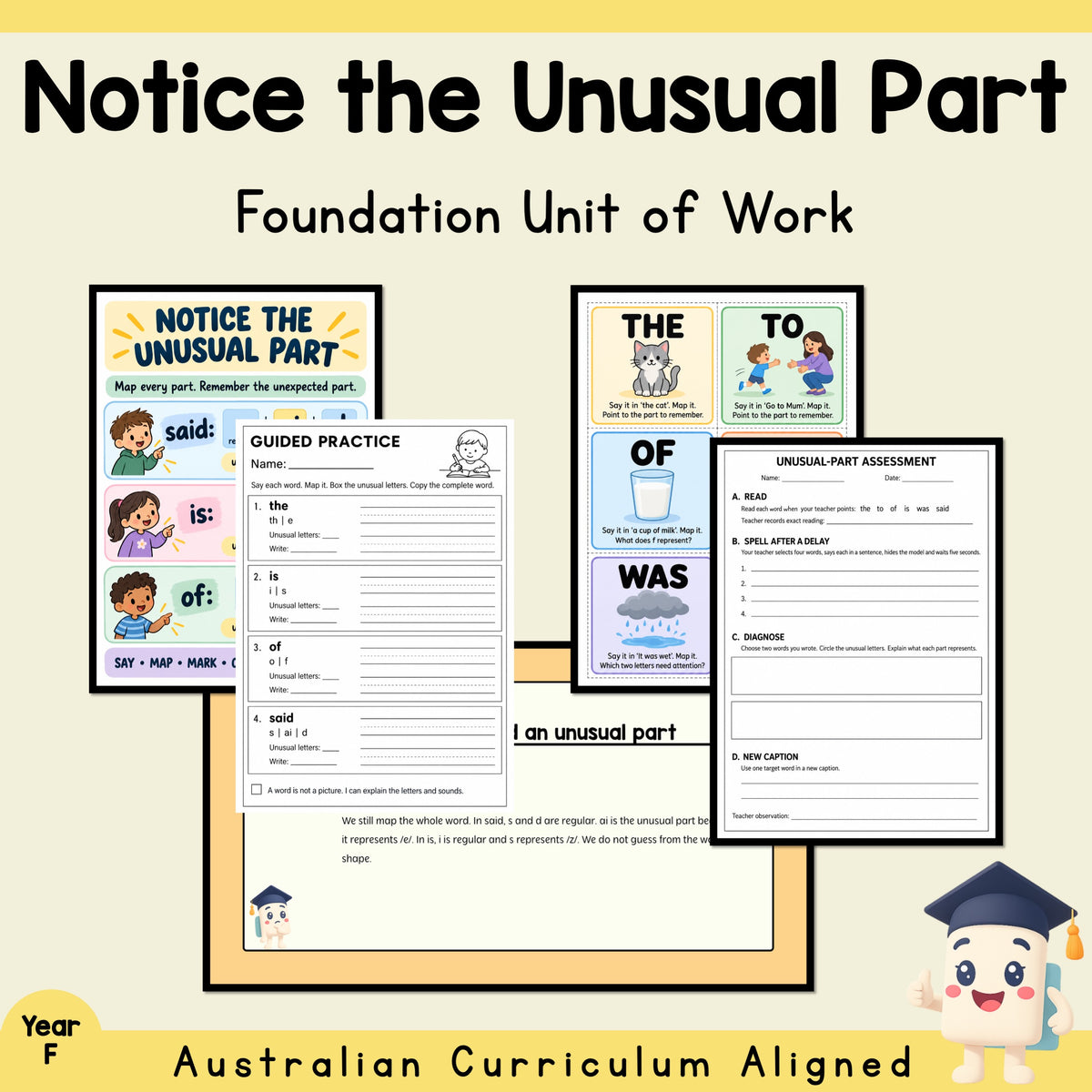 Notice the Unusual Part - Foundation — cover