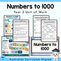 Year 2 Numbers to 1000 Unit | Worksheets, Games & Assessment