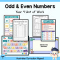 Odd & Even Numbers Year 4 Unit