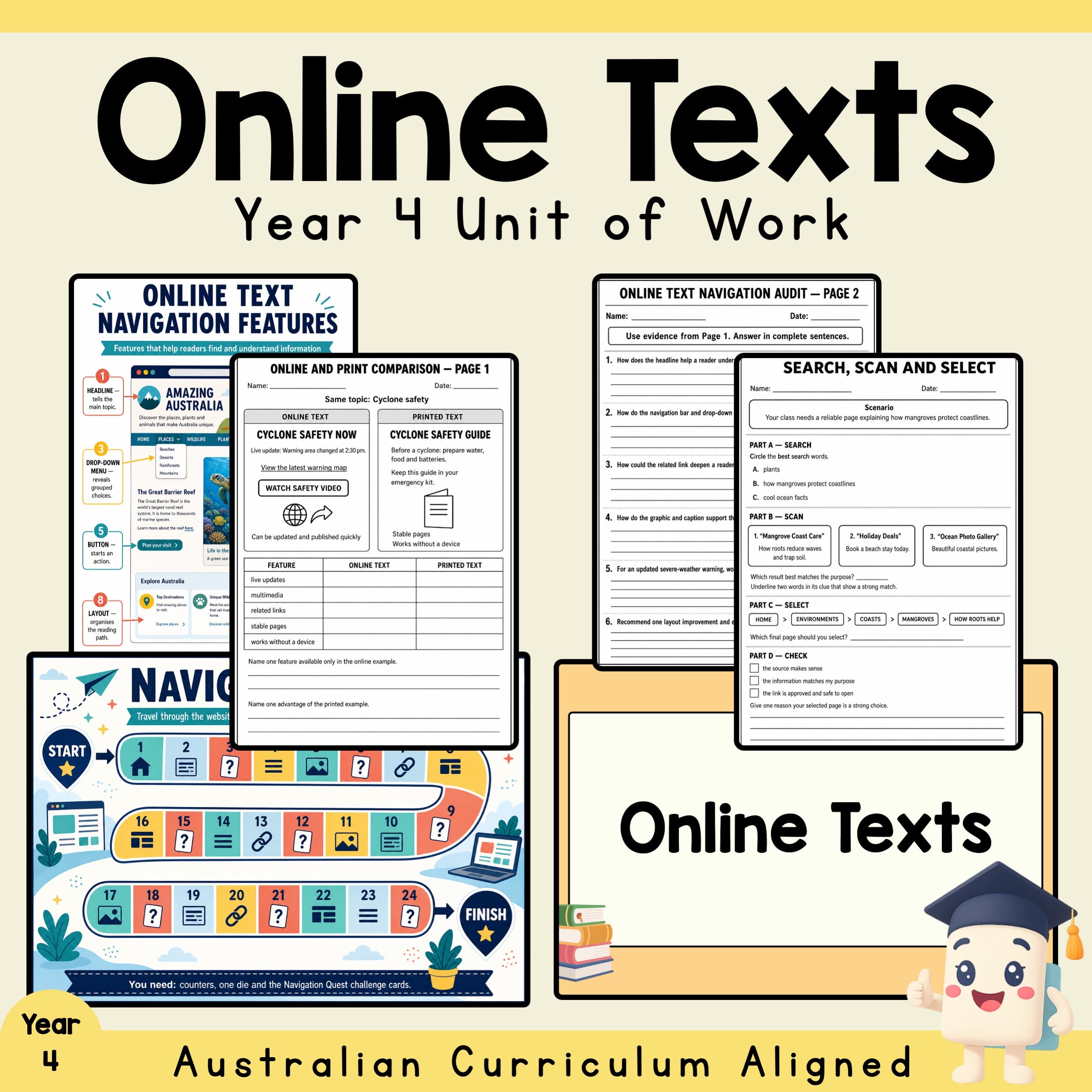 Online Texts Year 4 Unit