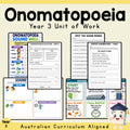 Year 3 Onomatopoeia Unit