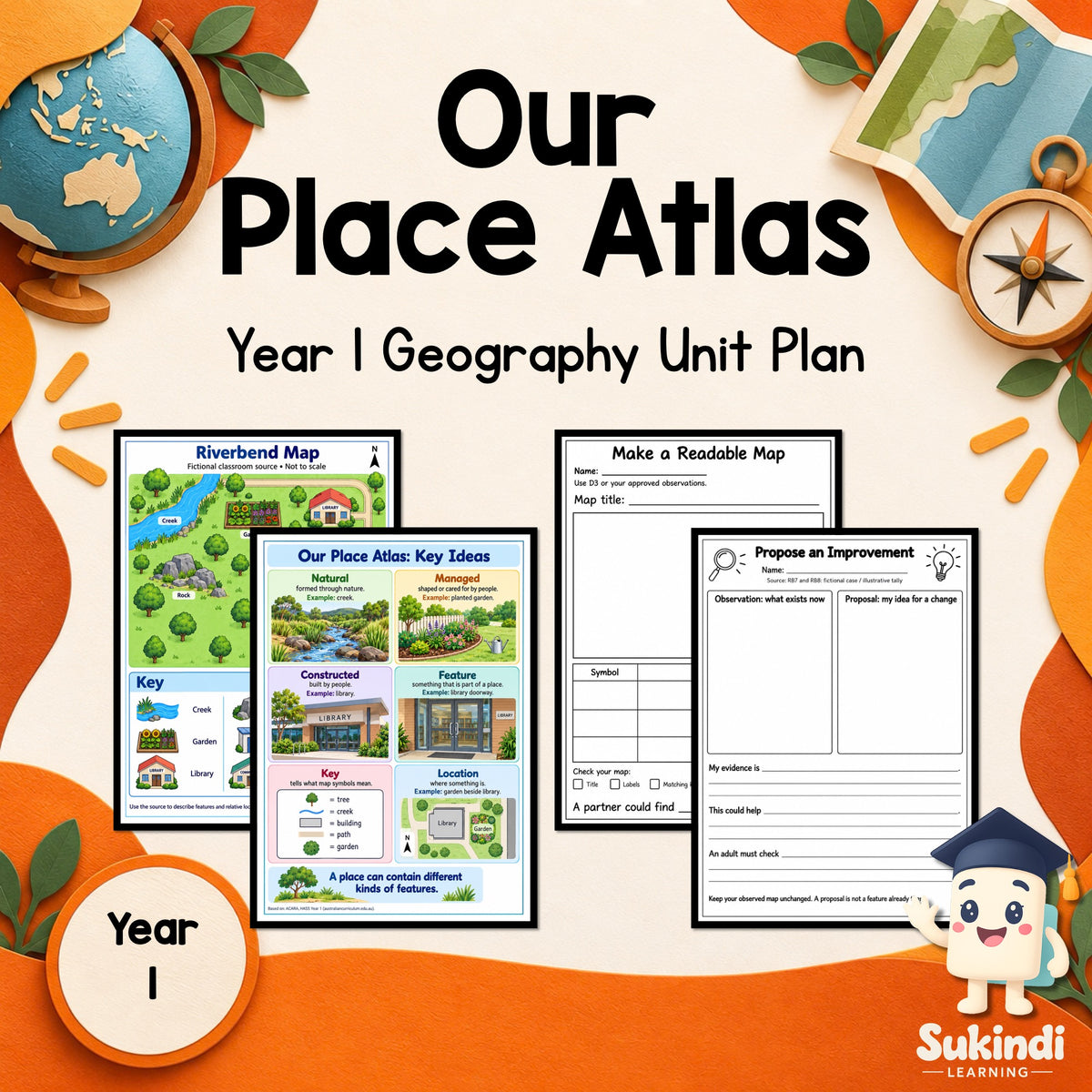 Our Place Atlas - Year 1 — cover
