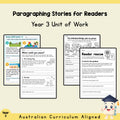 Paragraphing Stories for Readers - Year 3 — cover