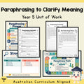 Paraphrasing to Clarify Meaning