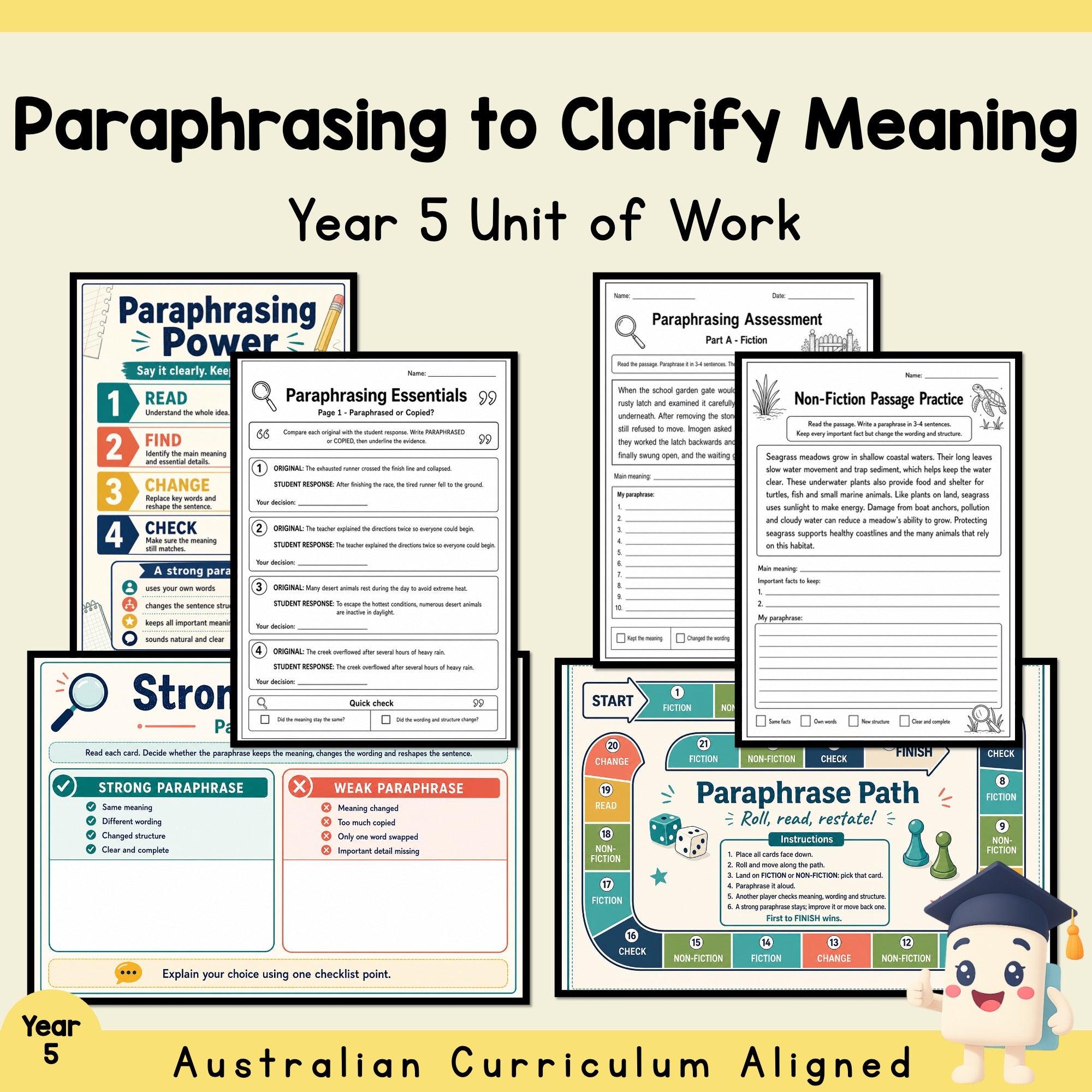 Paraphrasing to Clarify Meaning