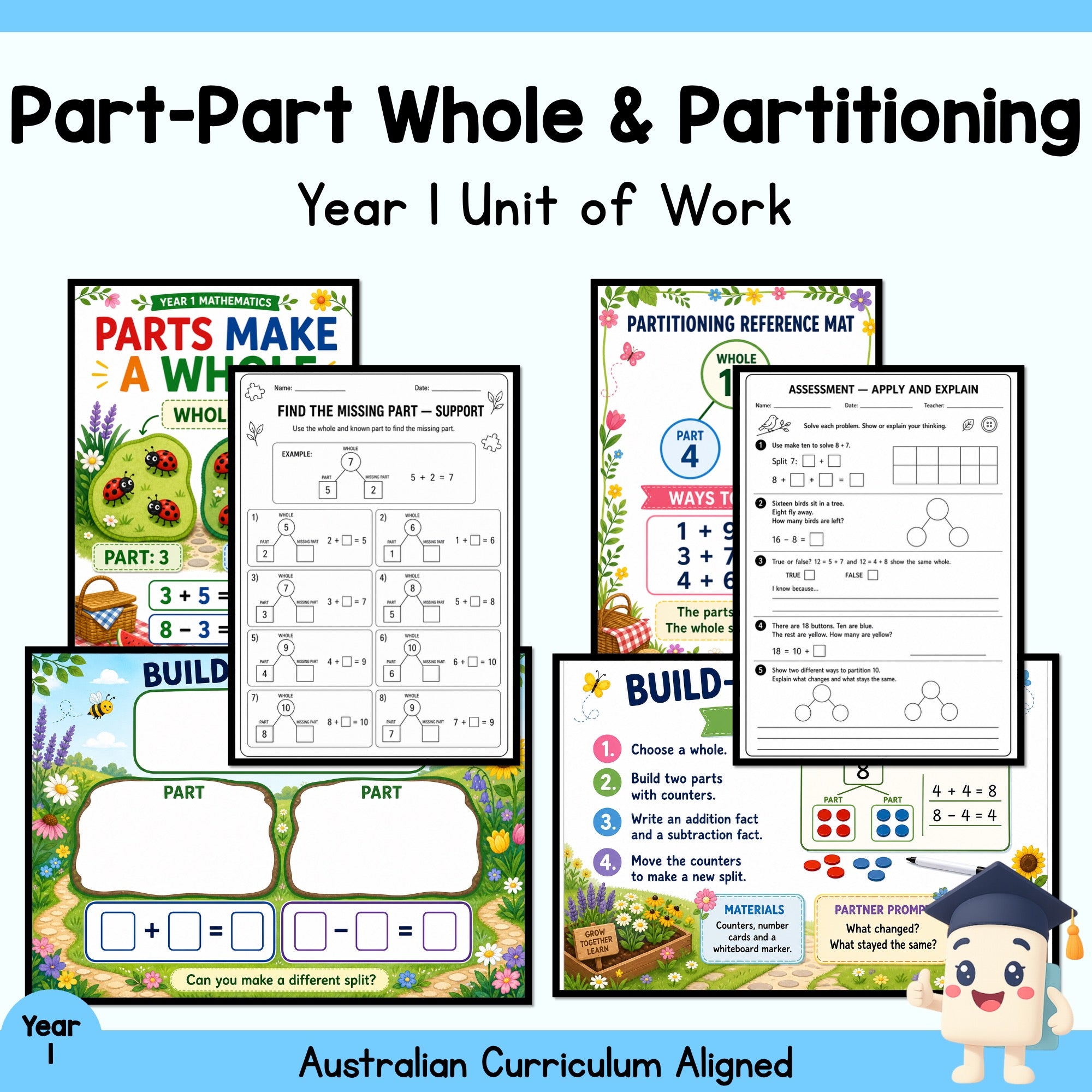 Part-Part Whole & Partitioning – Year 1