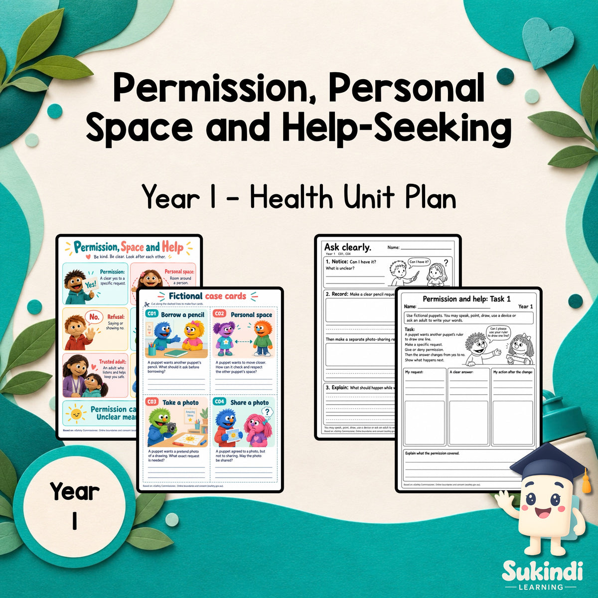 Permission, Personal Space and Help-Seeking – Year 1 — cover