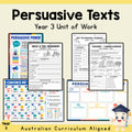 Persuasive Texts Year 3